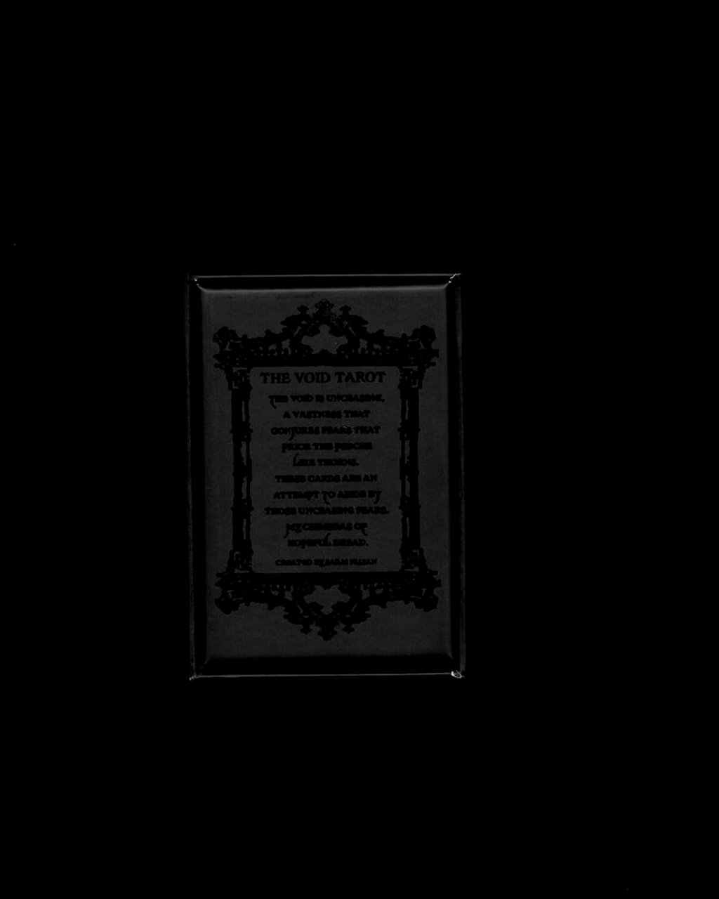 The Void Tarot Deck 3rd Ed. (RESTOCK SOON)